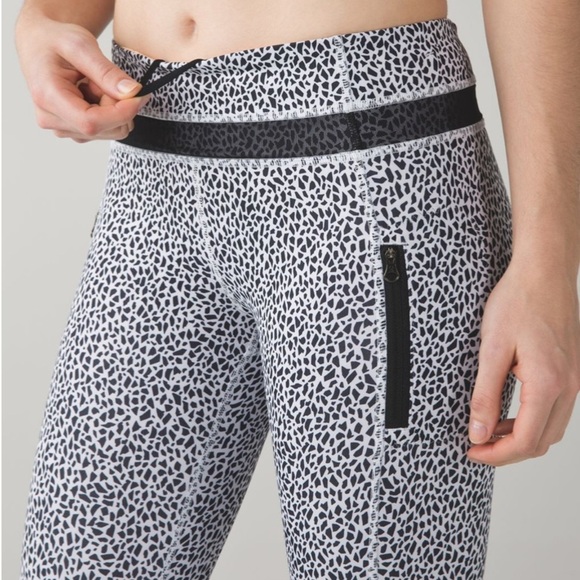 Lululemon Inspire Ankle Tight II Miss Mosaic White - Picture 3 of 16
